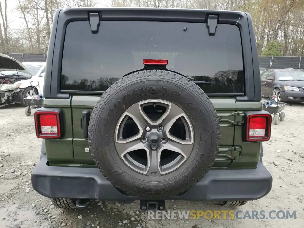 6 fotografías del automóvil dañado 1C4HJXDG0MW687032 JEEP WRANGLER 2021