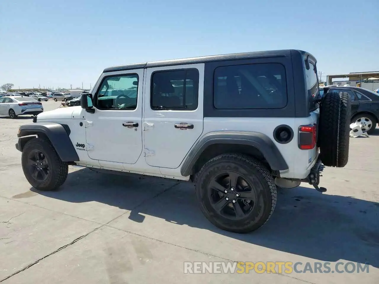 2 fotografías del automóvil dañado 1C4HJXDG1MW505564 JEEP WRANGLER 2021
