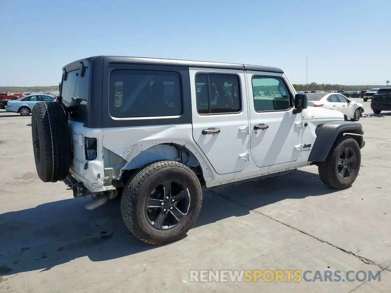 3 fotografías del automóvil dañado 1C4HJXDG1MW505564 JEEP WRANGLER 2021