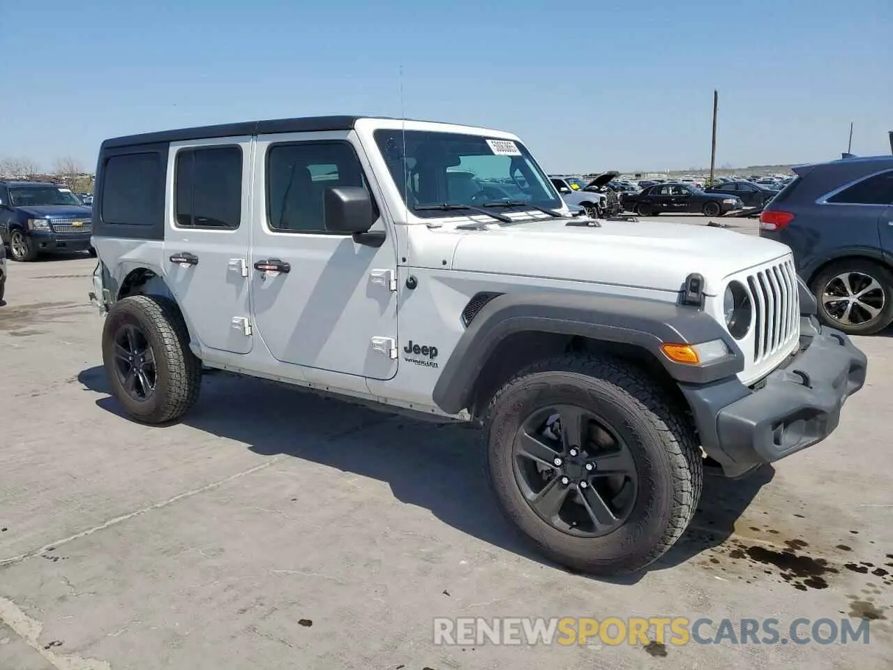 4 fotografías del automóvil dañado 1C4HJXDG1MW505564 JEEP WRANGLER 2021