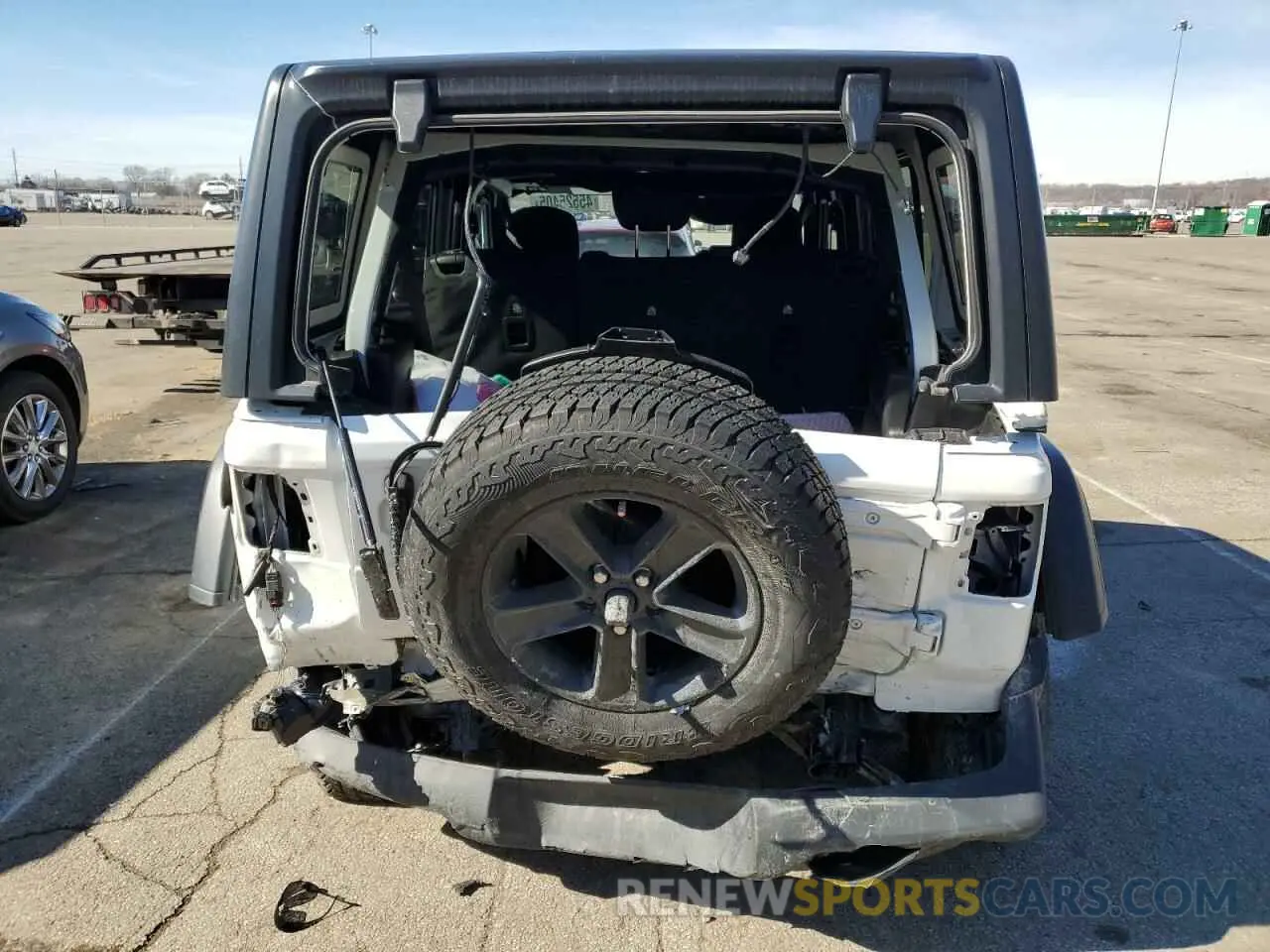6 fotografías del automóvil dañado 1C4HJXDG2MW507355 JEEP WRANGLER 2021