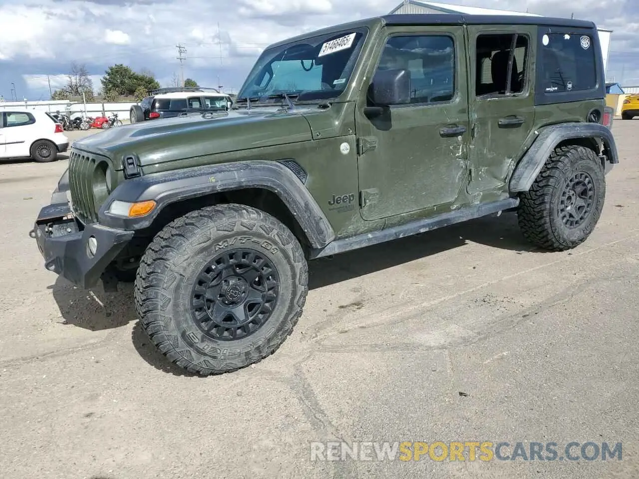 1 fotografías del automóvil dañado 1C4HJXDG2MW712223 JEEP WRANGLER 2021