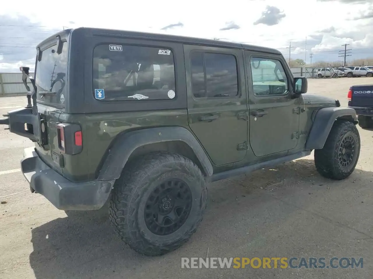 3 fotografías del automóvil dañado 1C4HJXDG2MW712223 JEEP WRANGLER 2021