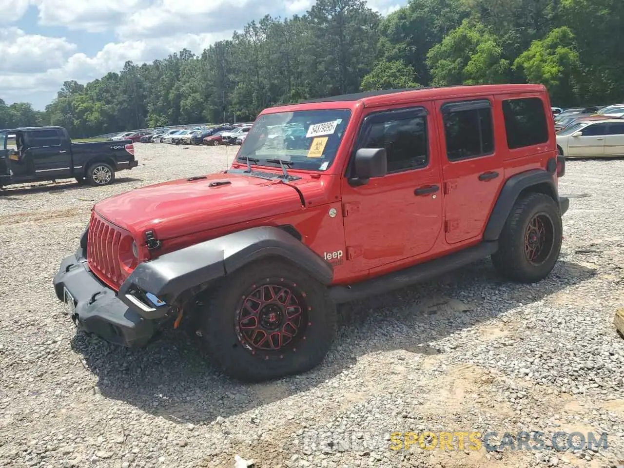 1 fotografías del automóvil dañado 1C4HJXDG3MW525881 JEEP WRANGLER 2021