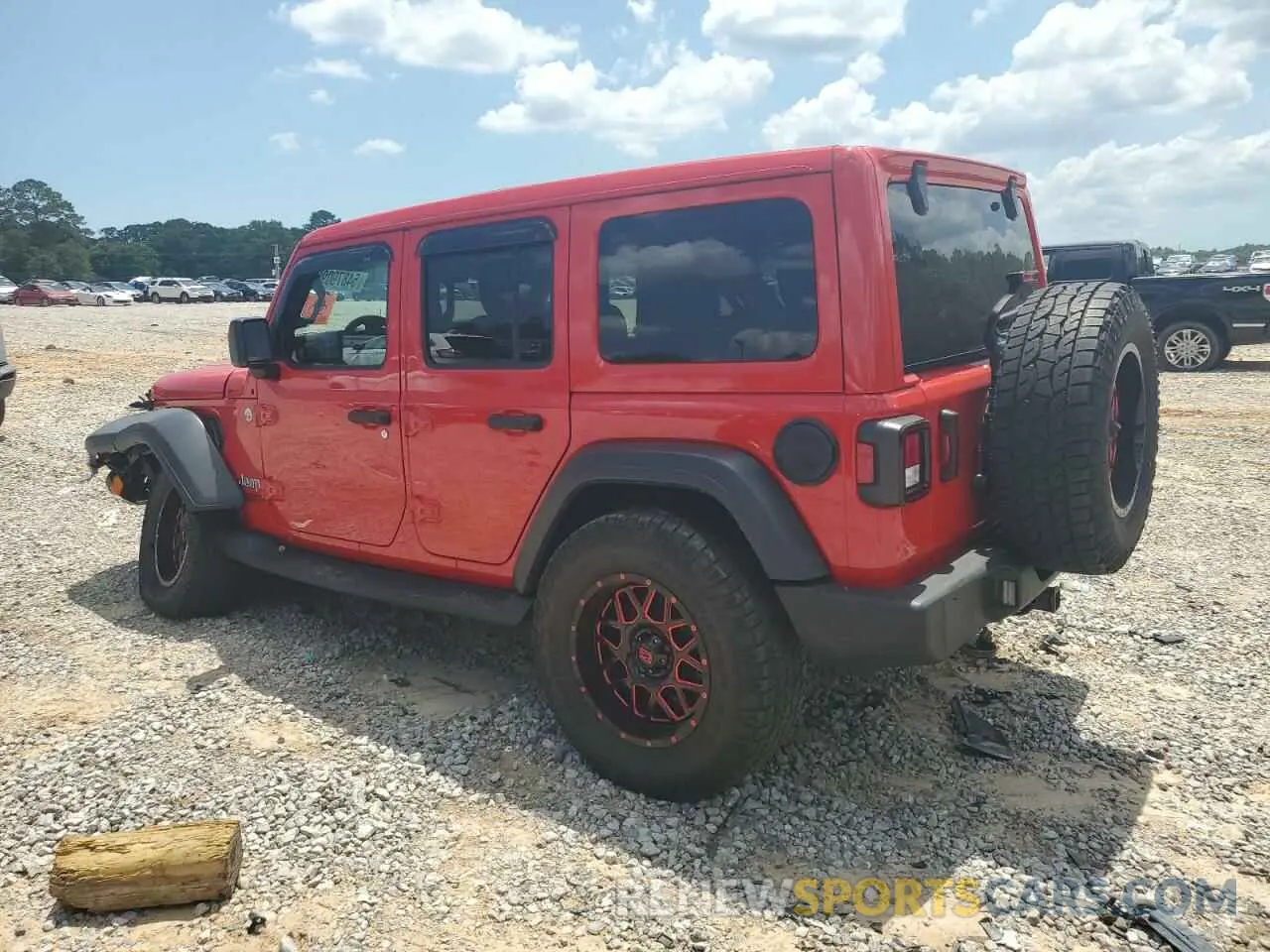 2 fotografías del automóvil dañado 1C4HJXDG3MW525881 JEEP WRANGLER 2021