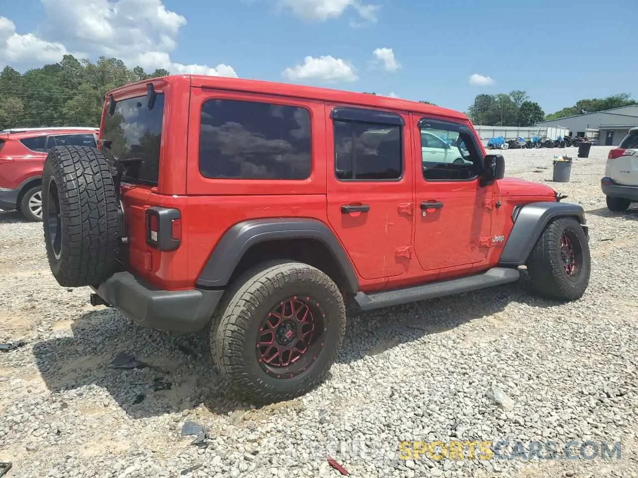 3 fotografías del automóvil dañado 1C4HJXDG3MW525881 JEEP WRANGLER 2021