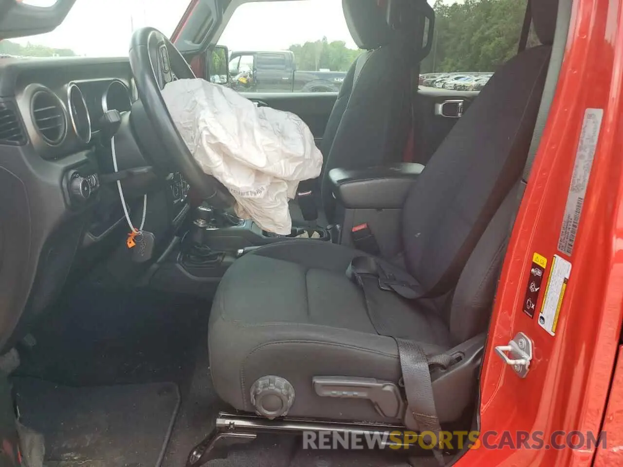 7 fotografías del automóvil dañado 1C4HJXDG3MW525881 JEEP WRANGLER 2021