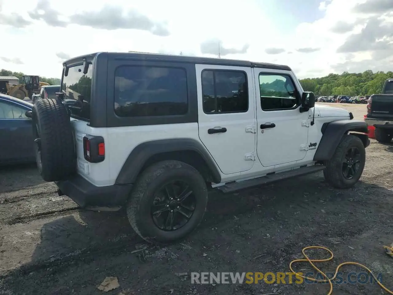 3 fotografías del automóvil dañado 1C4HJXDG3MW583165 JEEP WRANGLER 2021