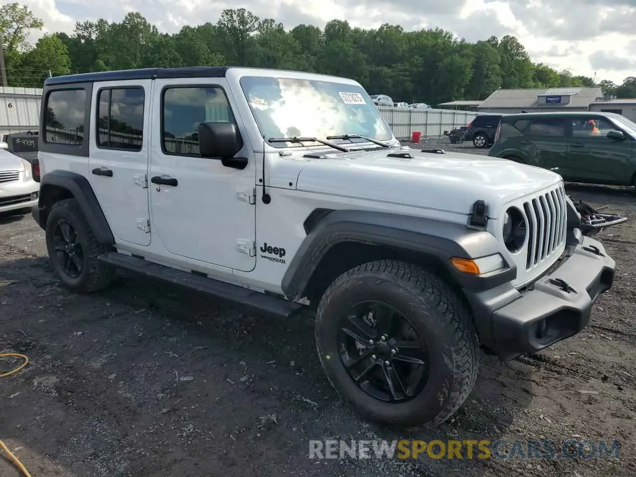 4 fotografías del automóvil dañado 1C4HJXDG3MW583165 JEEP WRANGLER 2021