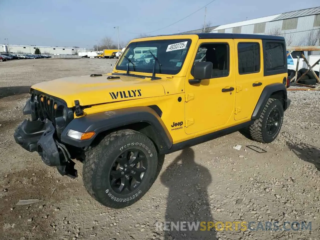 1 fotografías del automóvil dañado 1C4HJXDG4MW518776 JEEP WRANGLER 2021