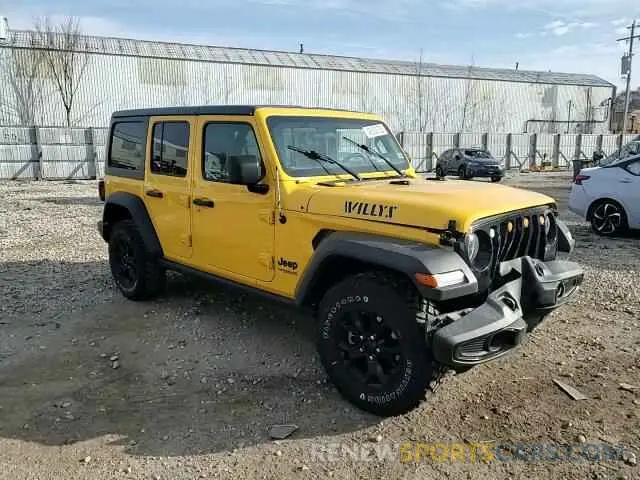 12 fotografías del automóvil dañado 1C4HJXDG4MW518776 JEEP WRANGLER 2021
