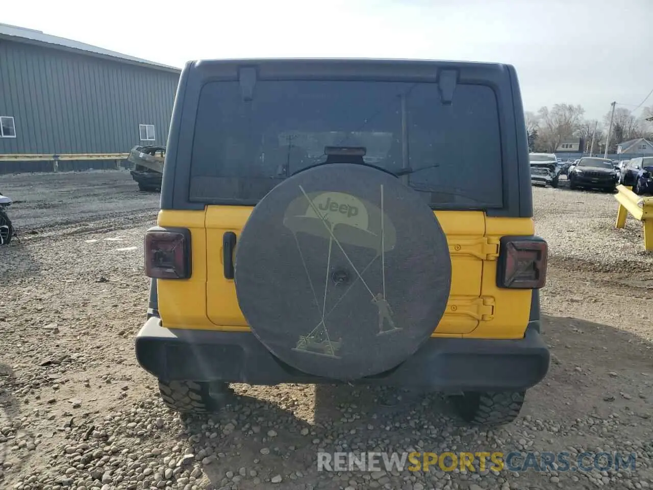 6 fotografías del automóvil dañado 1C4HJXDG4MW518776 JEEP WRANGLER 2021