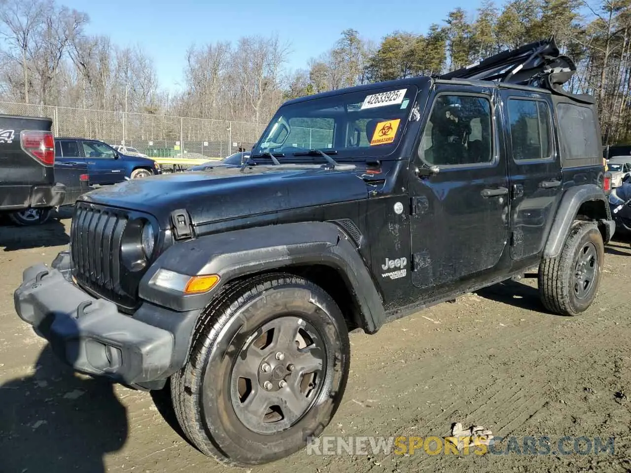 1 fotografías del automóvil dañado 1C4HJXDG5MW527034 JEEP WRANGLER 2021