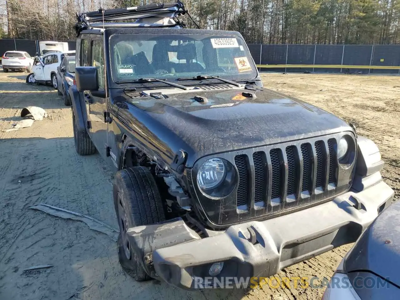 5 fotografías del automóvil dañado 1C4HJXDG5MW527034 JEEP WRANGLER 2021