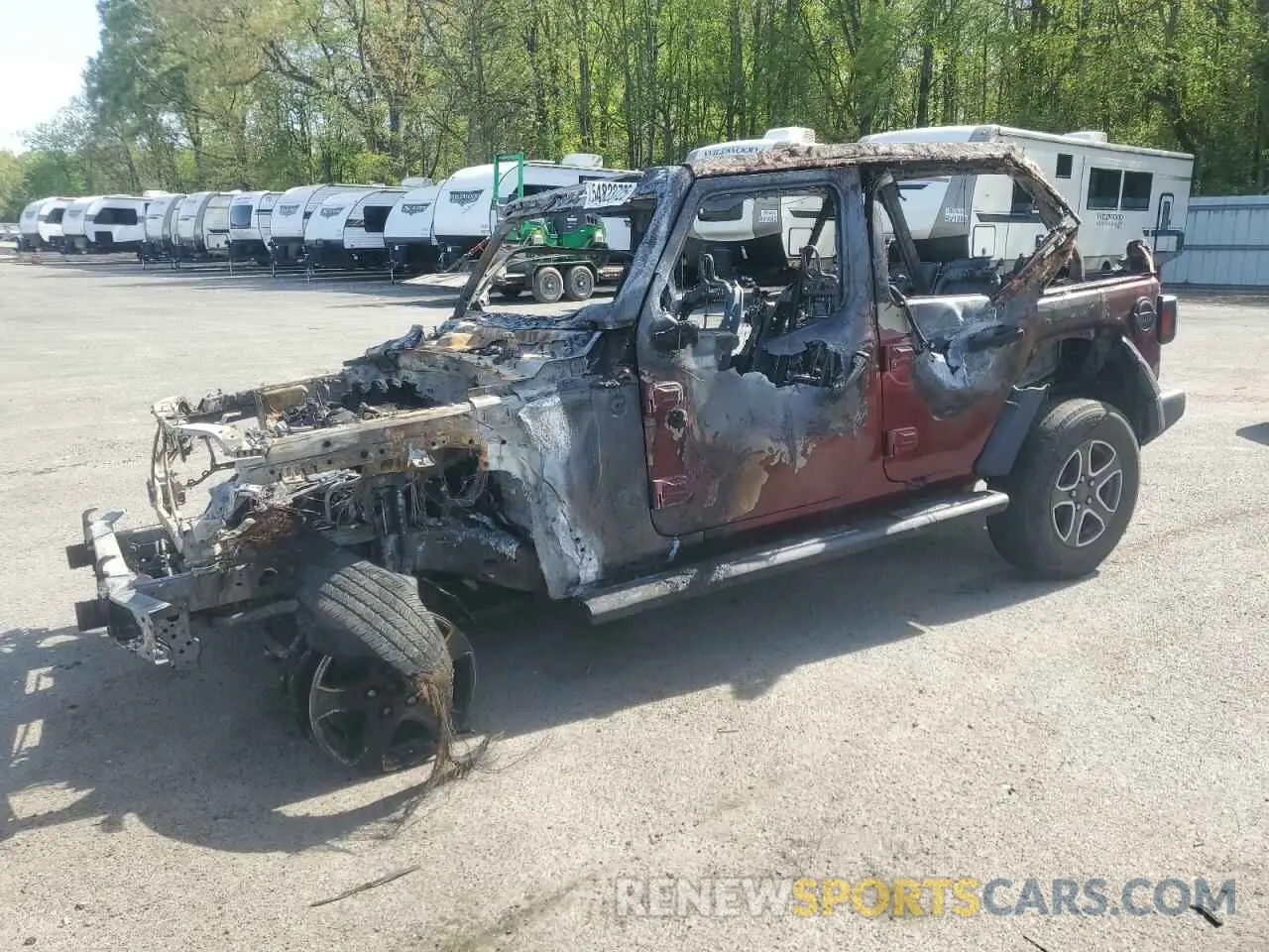 1 fotografías del automóvil dañado 1C4HJXDG5MW809996 JEEP WRANGLER 2021