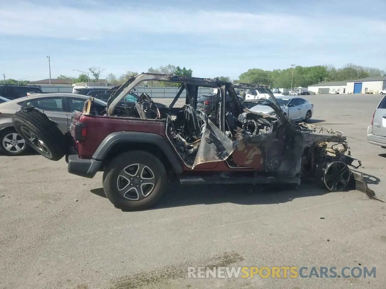 3 fotografías del automóvil dañado 1C4HJXDG5MW809996 JEEP WRANGLER 2021