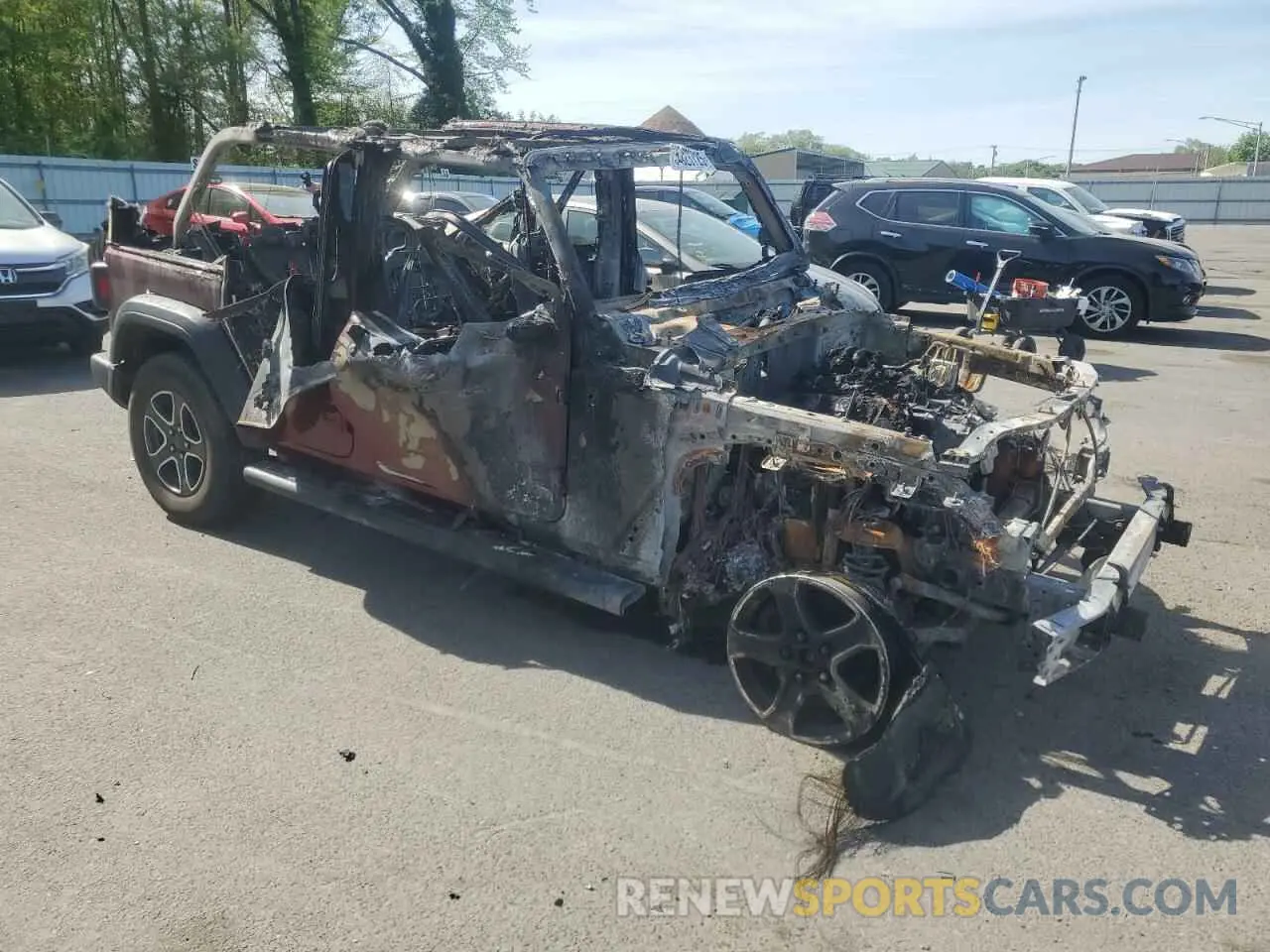 4 fotografías del automóvil dañado 1C4HJXDG5MW809996 JEEP WRANGLER 2021