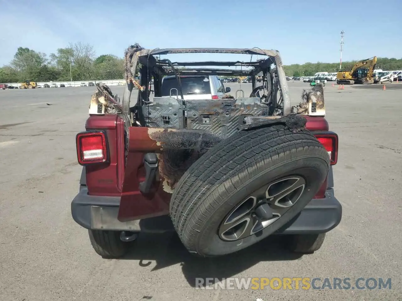 6 fotografías del automóvil dañado 1C4HJXDG5MW809996 JEEP WRANGLER 2021