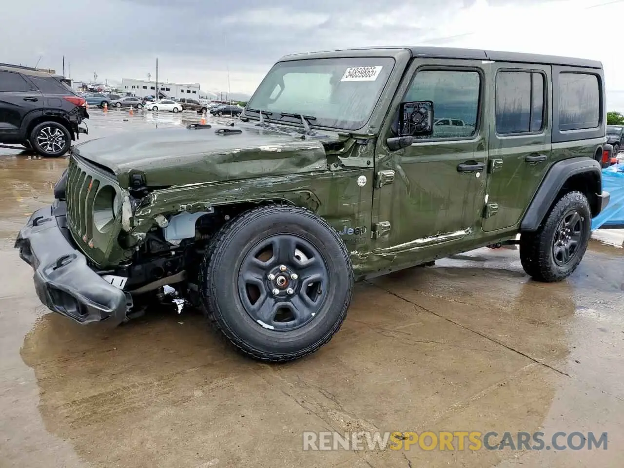 1 fotografías del automóvil dañado 1C4HJXDG7MW708491 JEEP WRANGLER 2021