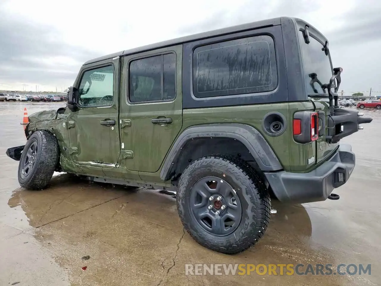 2 fotografías del automóvil dañado 1C4HJXDG7MW708491 JEEP WRANGLER 2021