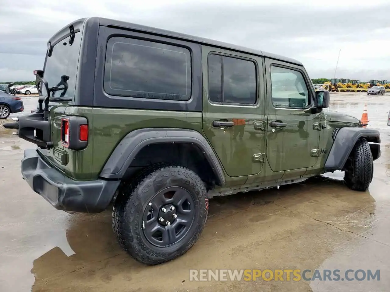 3 fotografías del automóvil dañado 1C4HJXDG7MW708491 JEEP WRANGLER 2021