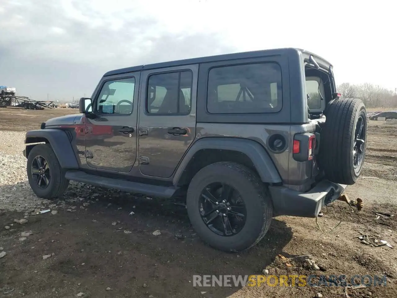 2 fotografías del automóvil dañado 1C4HJXDG7MW821566 JEEP WRANGLER 2021