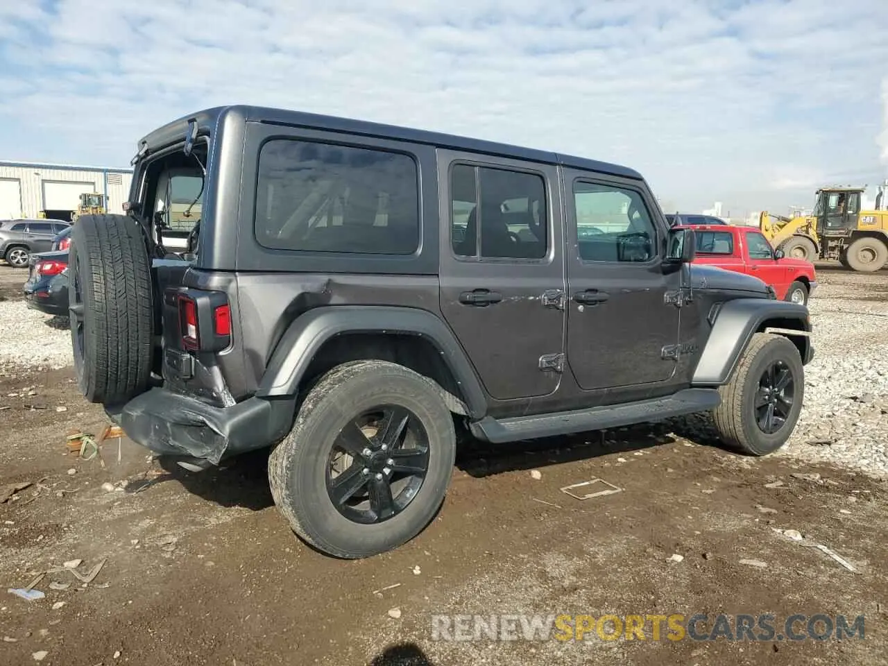3 fotografías del automóvil dañado 1C4HJXDG7MW821566 JEEP WRANGLER 2021