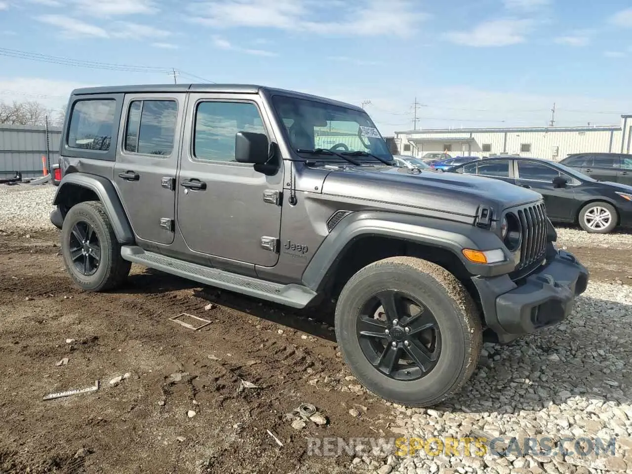 4 fotografías del automóvil dañado 1C4HJXDG7MW821566 JEEP WRANGLER 2021