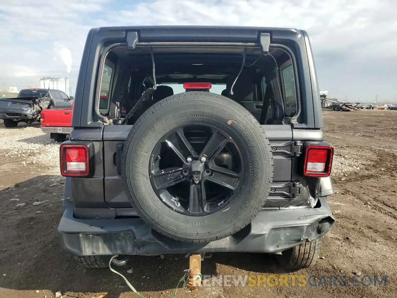 6 fotografías del automóvil dañado 1C4HJXDG7MW821566 JEEP WRANGLER 2021