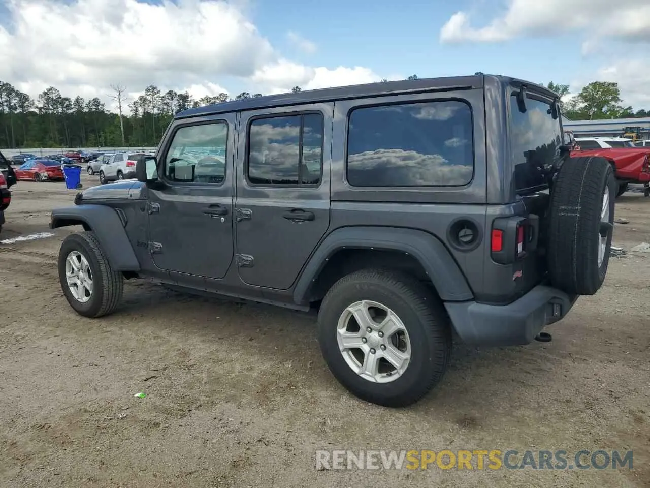 2 fotografías del automóvil dañado 1C4HJXDG8MW836142 JEEP WRANGLER 2021