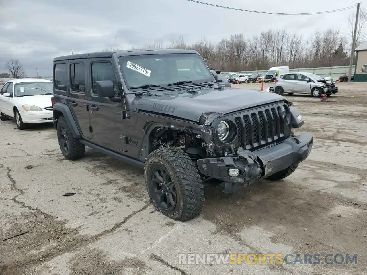 4 fotografías del automóvil dañado 1C4HJXDG8MW837159 JEEP WRANGLER 2021