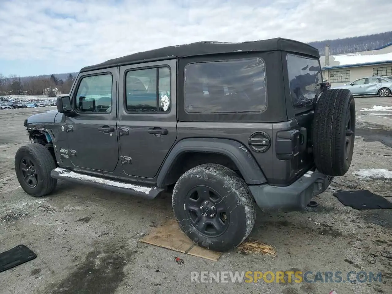 2 fotografías del automóvil dañado 1C4HJXDG9MW528851 JEEP WRANGLER 2021