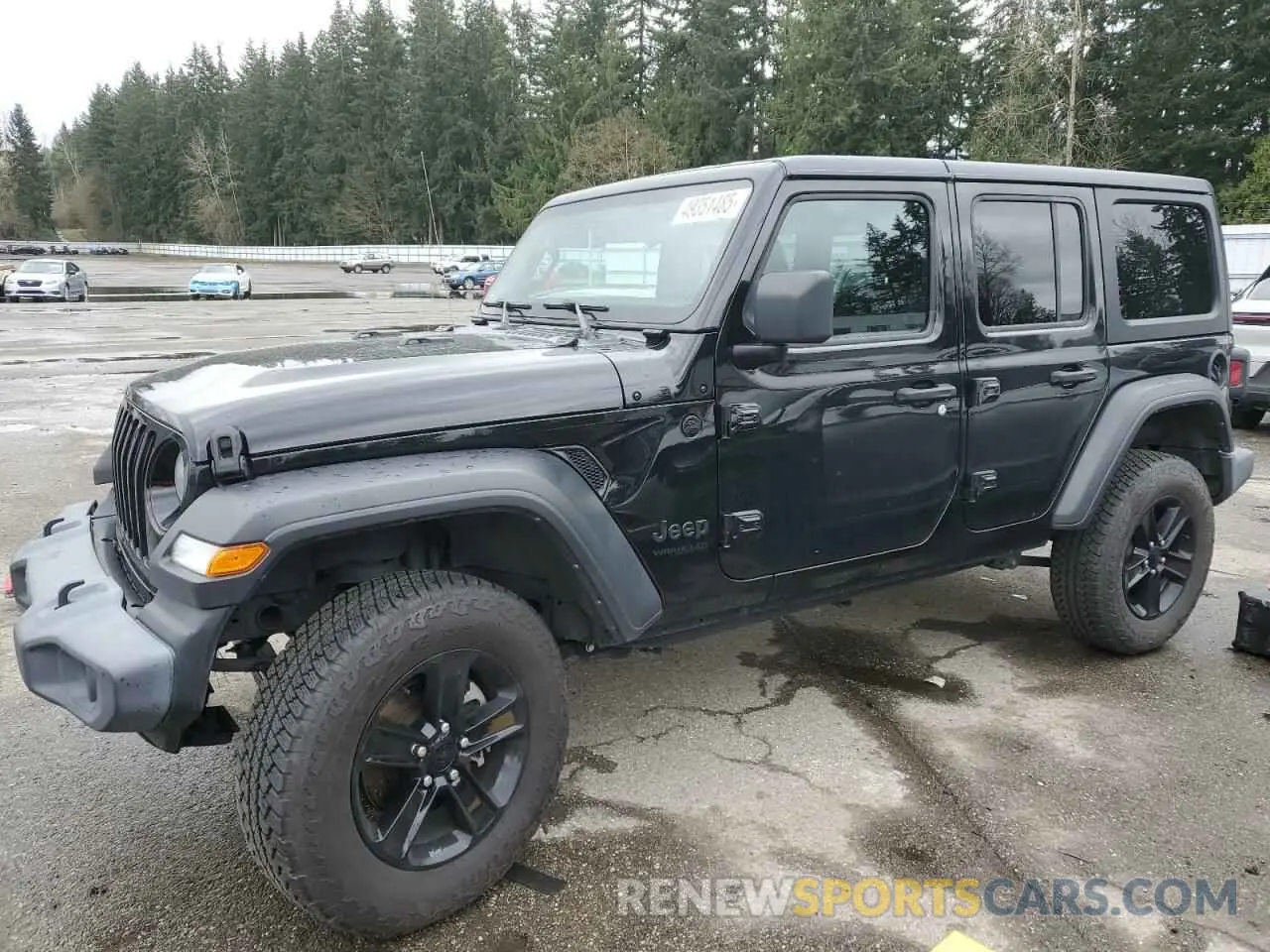 1 fotografías del automóvil dañado 1C4HJXDG9MW671119 JEEP WRANGLER 2021