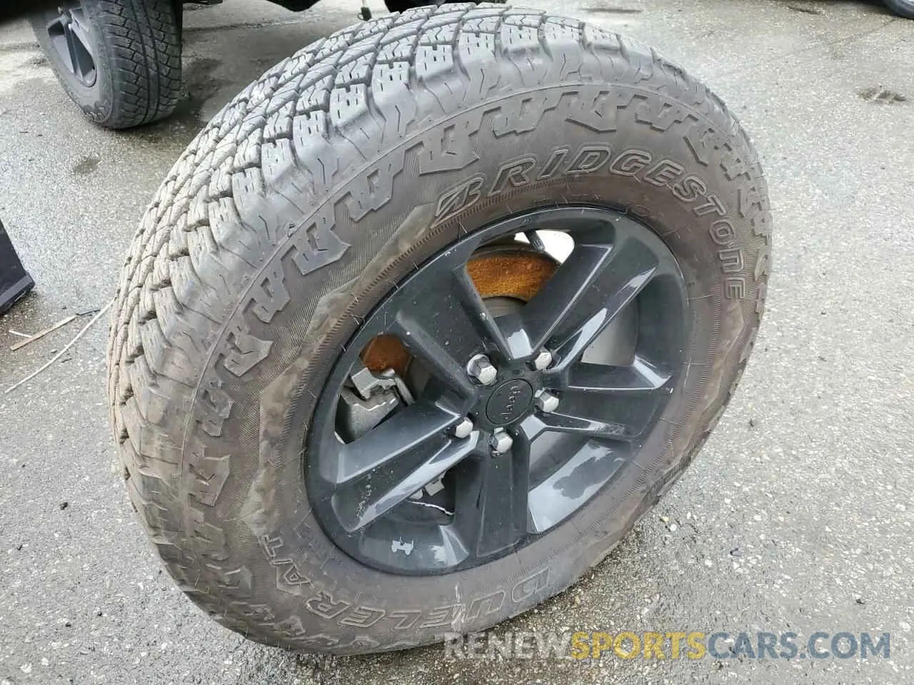 13 fotografías del automóvil dañado 1C4HJXDG9MW671119 JEEP WRANGLER 2021