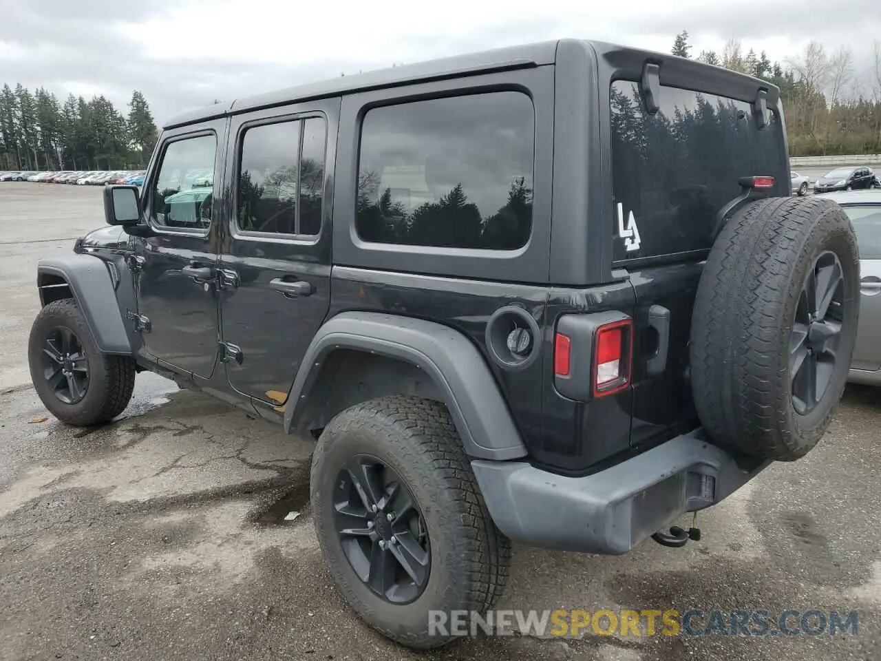 2 fotografías del automóvil dañado 1C4HJXDG9MW671119 JEEP WRANGLER 2021