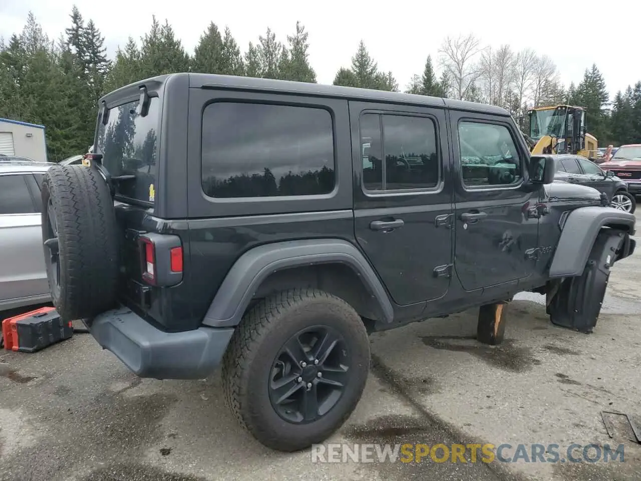 3 fotografías del automóvil dañado 1C4HJXDG9MW671119 JEEP WRANGLER 2021
