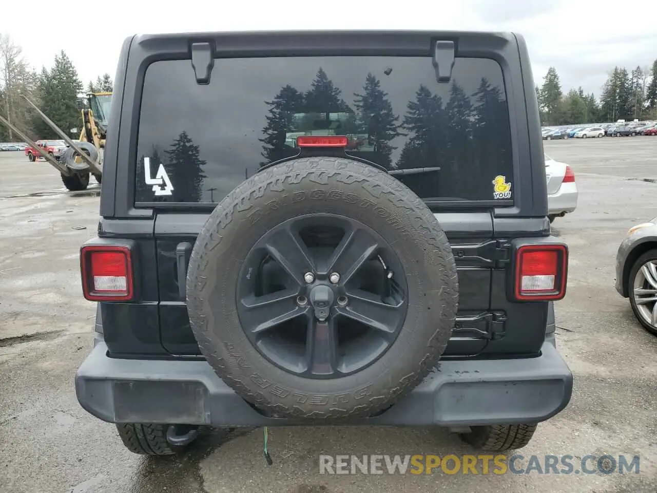6 fotografías del automóvil dañado 1C4HJXDG9MW671119 JEEP WRANGLER 2021