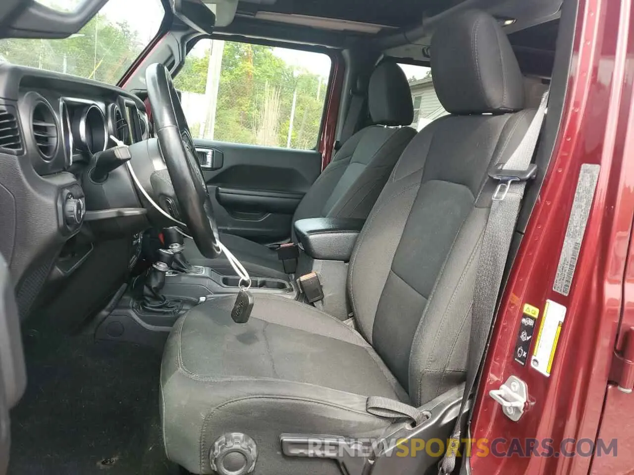 7 fotografías del automóvil dañado 1C4HJXDGXMW785601 JEEP WRANGLER 2021