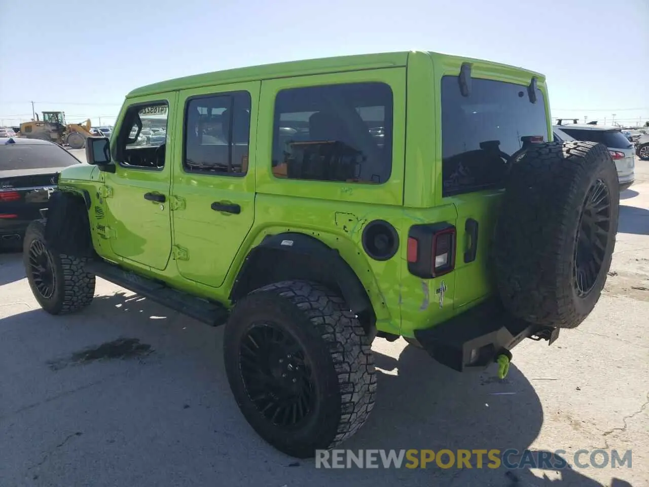 2 fotografías del automóvil dañado 1C4HJXDGXMW830164 JEEP WRANGLER 2021