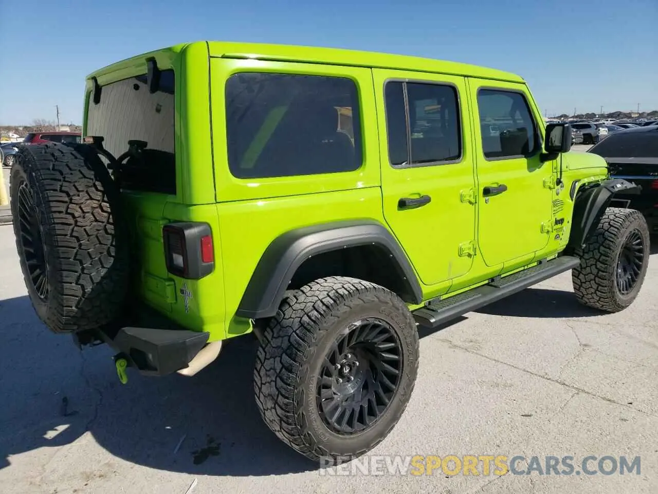 3 fotografías del automóvil dañado 1C4HJXDGXMW830164 JEEP WRANGLER 2021