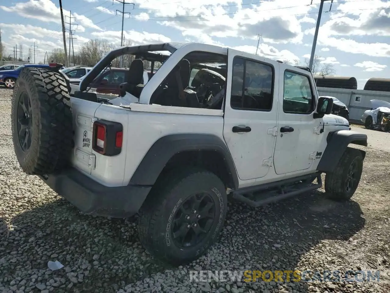 3 fotografías del automóvil dañado 1C4HJXDGXMW849202 JEEP WRANGLER 2021
