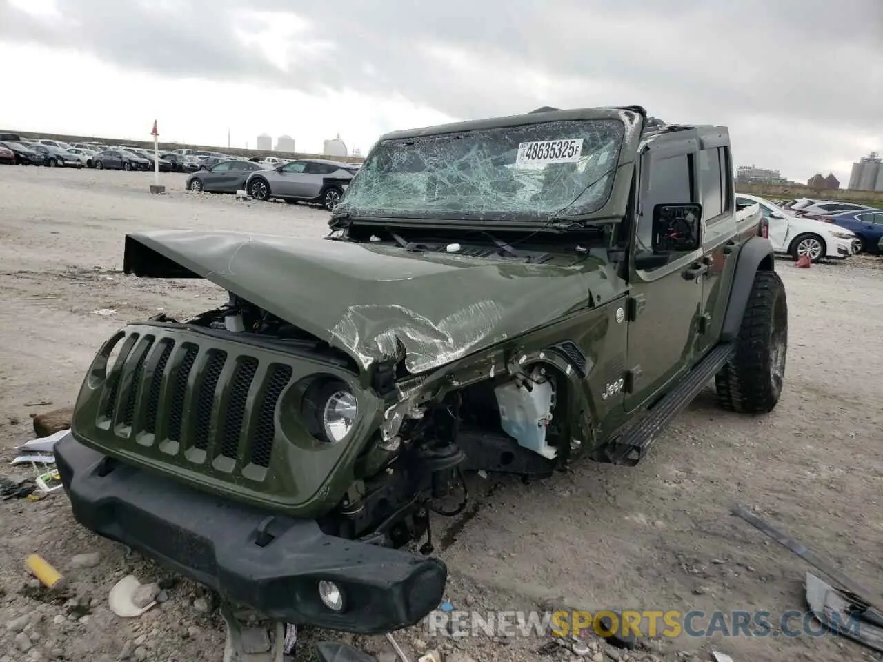 1 fotografías del automóvil dañado 1C4HJXDM5MW546429 JEEP WRANGLER 2021