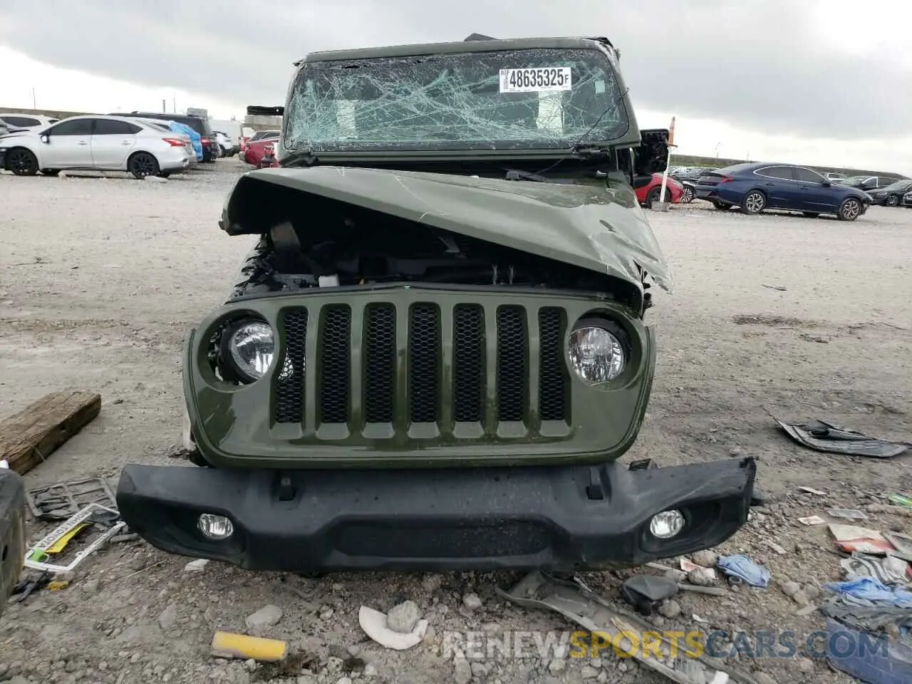 5 fotografías del automóvil dañado 1C4HJXDM5MW546429 JEEP WRANGLER 2021