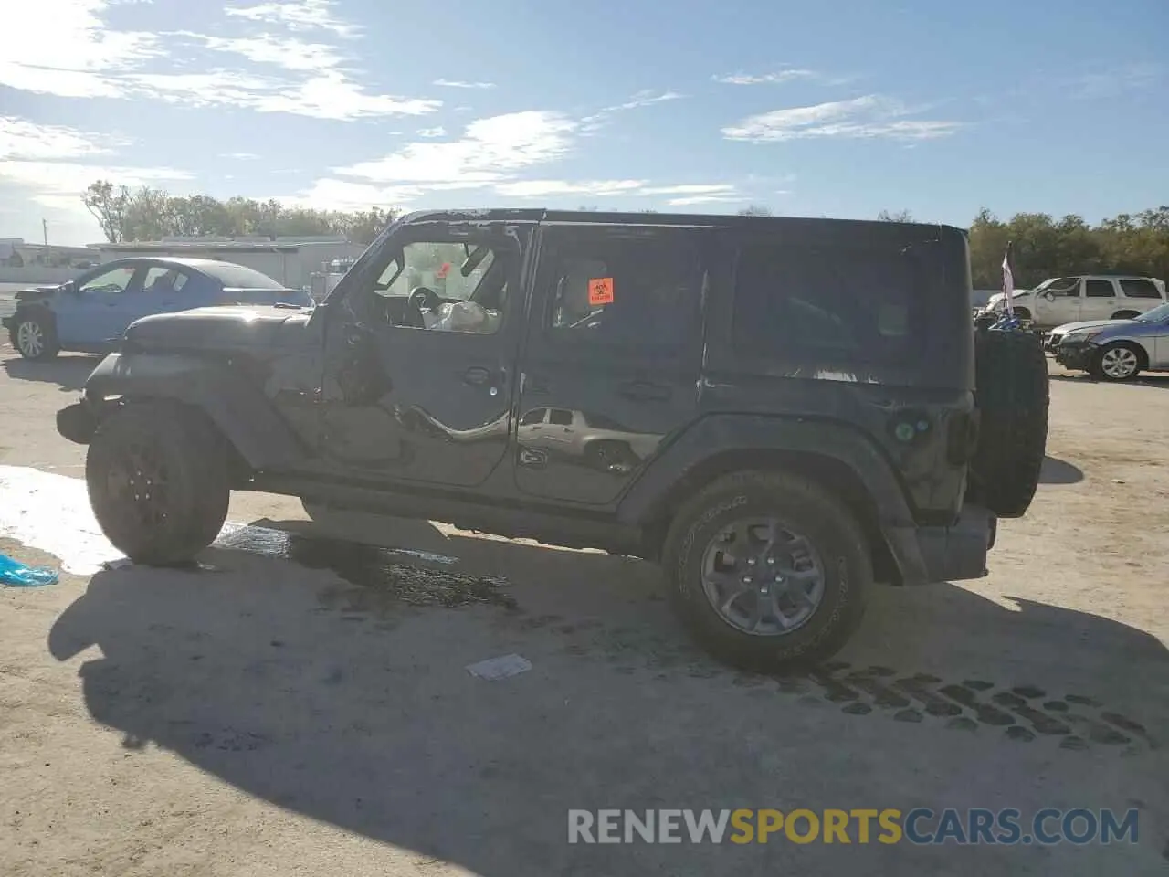 2 fotografías del automóvil dañado 1C4HJXDM8MW530712 JEEP WRANGLER 2021