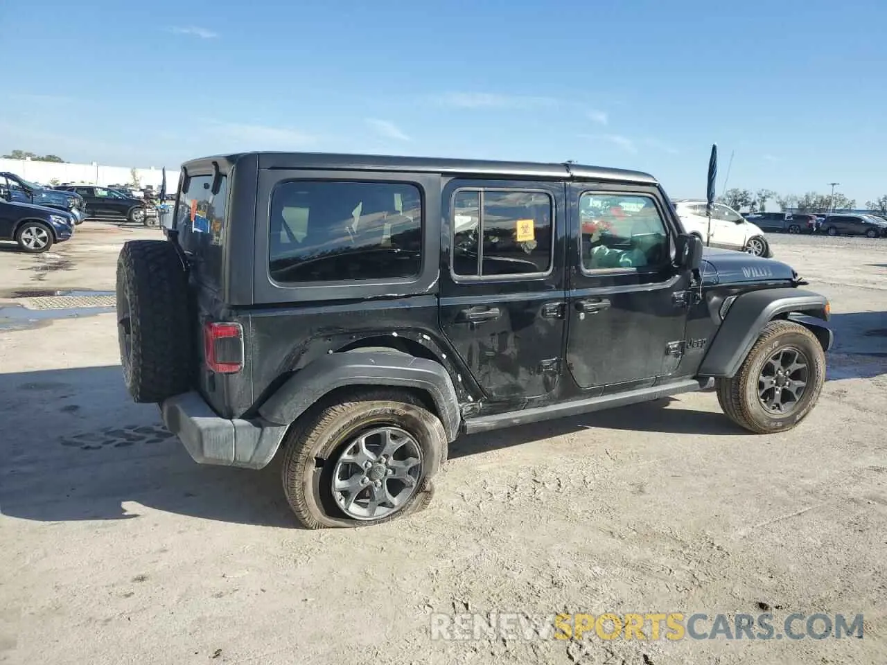 3 fotografías del automóvil dañado 1C4HJXDM8MW530712 JEEP WRANGLER 2021