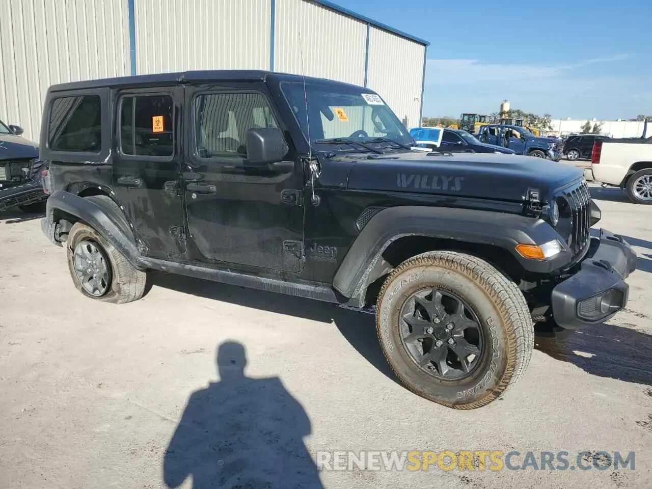 4 fotografías del automóvil dañado 1C4HJXDM8MW530712 JEEP WRANGLER 2021