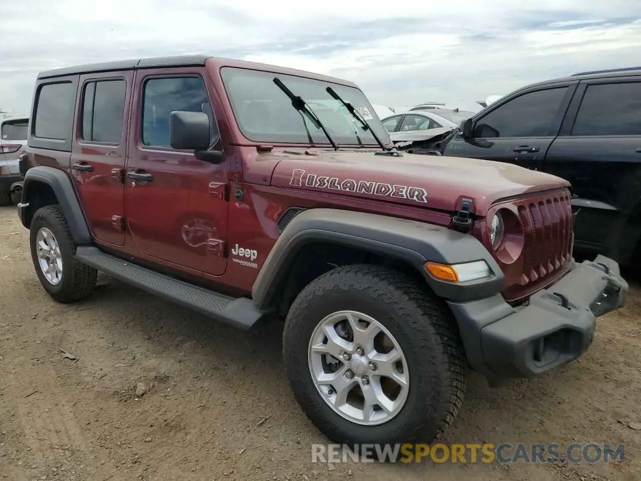 4 fotografías del automóvil dañado 1C4HJXDN0MW580075 JEEP WRANGLER 2021