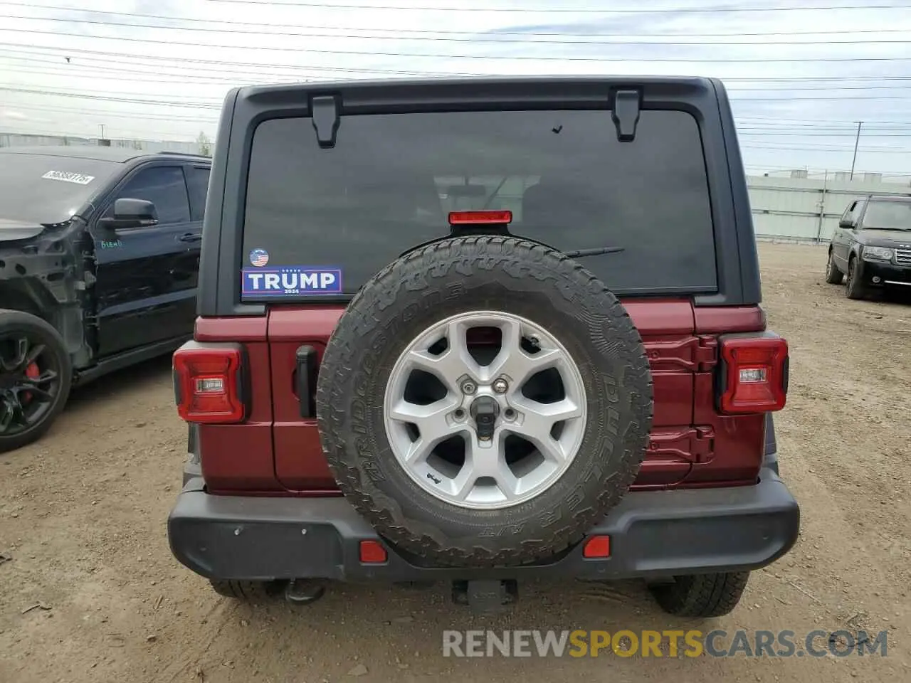 6 fotografías del automóvil dañado 1C4HJXDN0MW580075 JEEP WRANGLER 2021