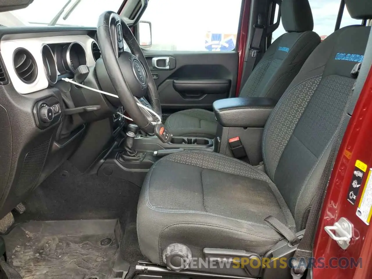 7 fotografías del automóvil dañado 1C4HJXDN0MW580075 JEEP WRANGLER 2021