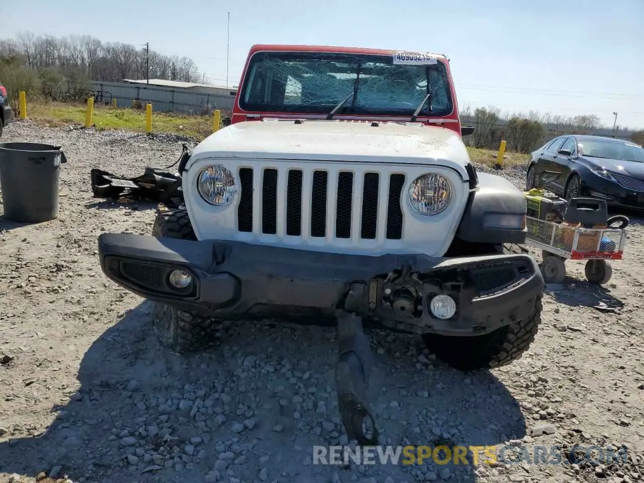 5 fotografías del automóvil dañado 1C4HJXDN0MW599550 JEEP WRANGLER 2021